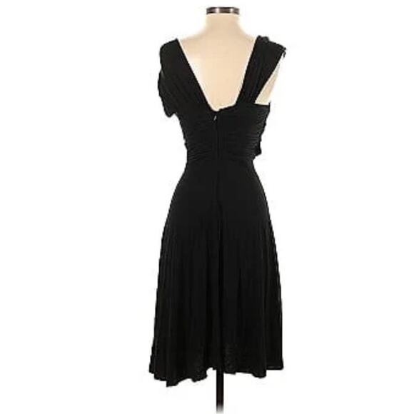 Anthropologie Black One-Shoulder Mini Dress - Picture 6 of 12